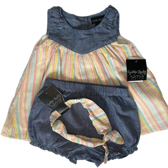 Cynthia Rowley Other - Cynthia Rowley 3-Piece Baby Girls Set